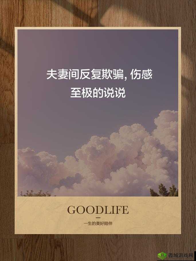 夫妻间欺骗屡禁不止